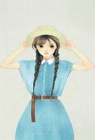 唯美清新卡通女孩图片